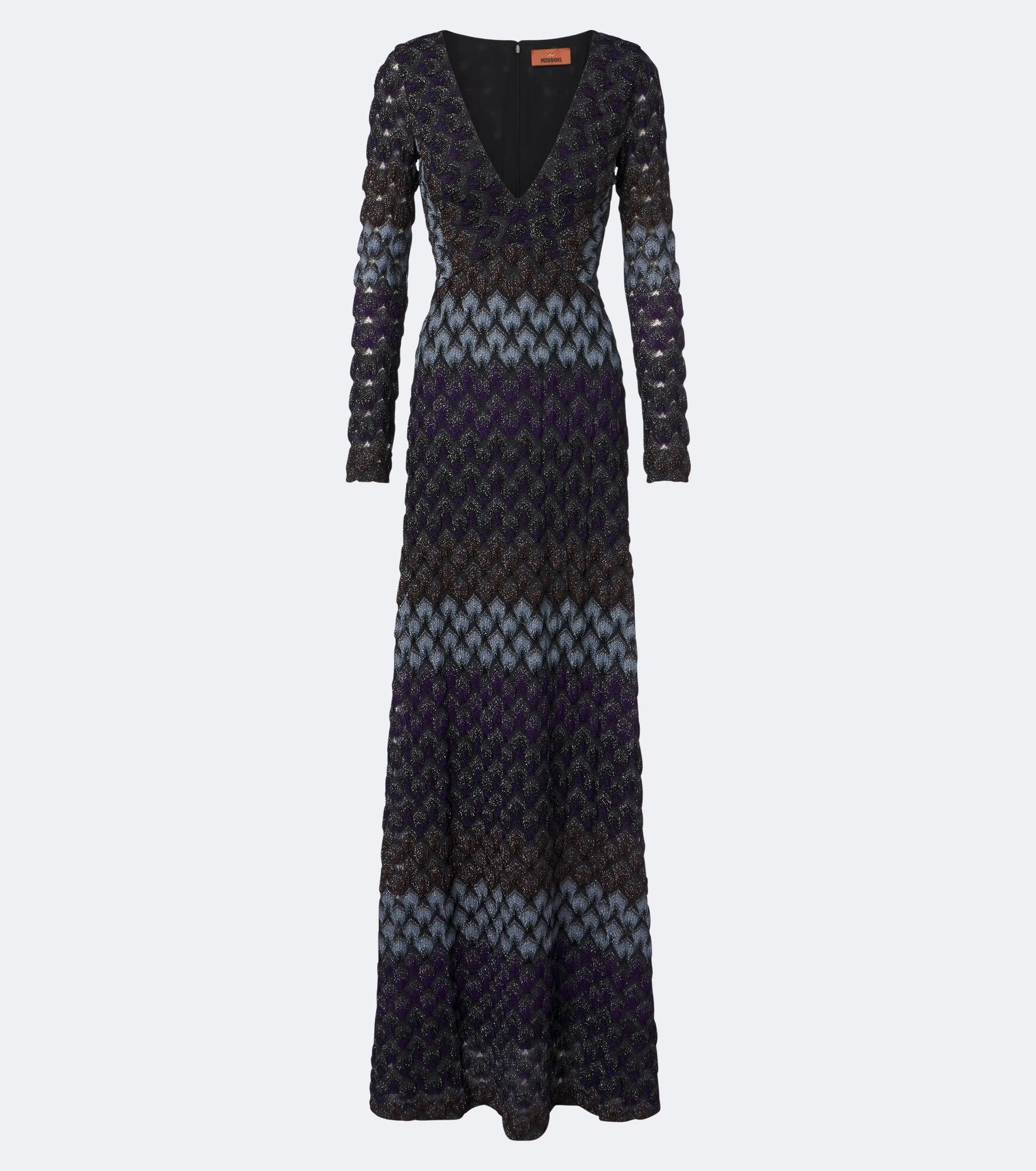 Knitted lamé gown - 1