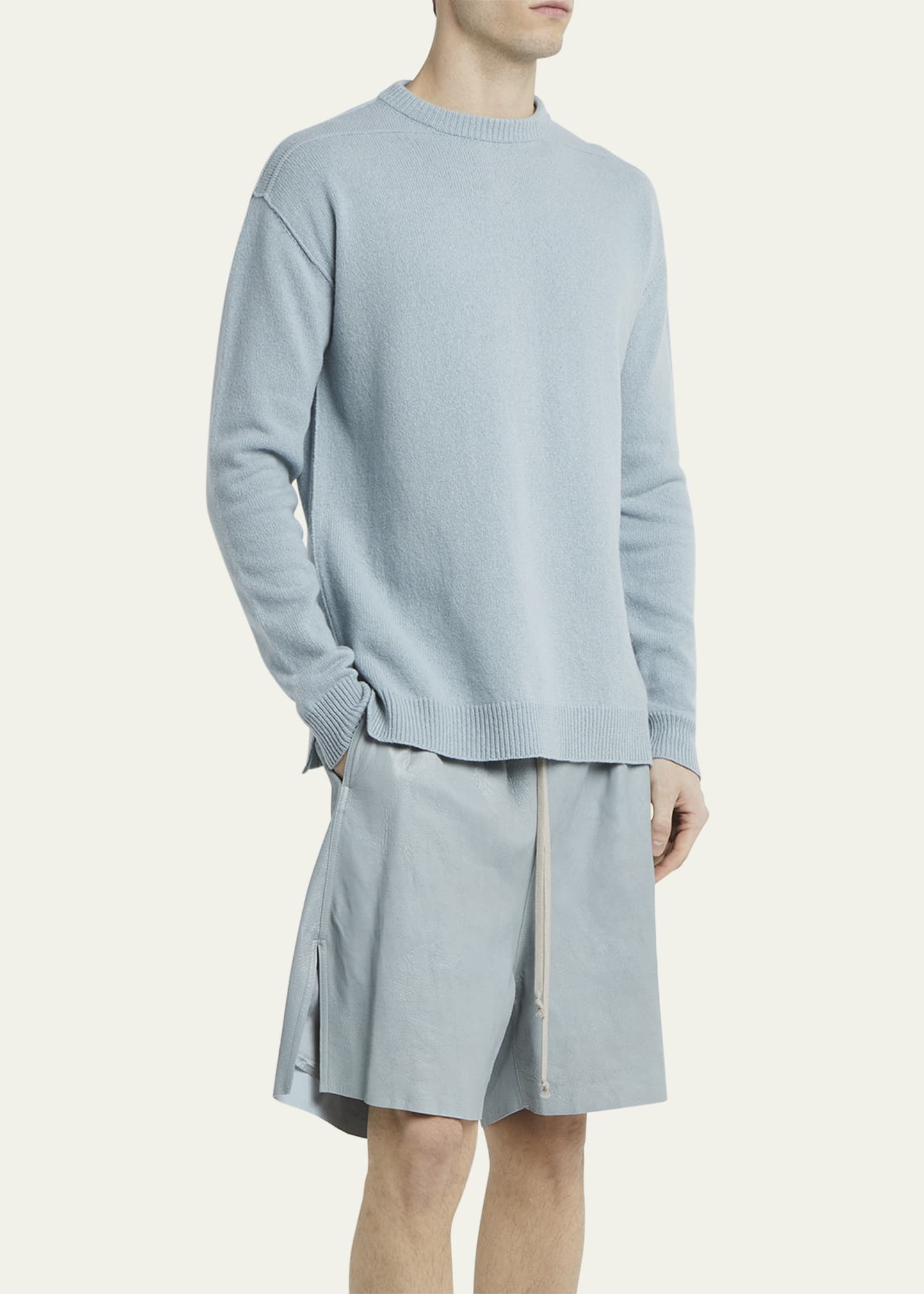 Men's Recycled Cashmere Crew Sweater - 4