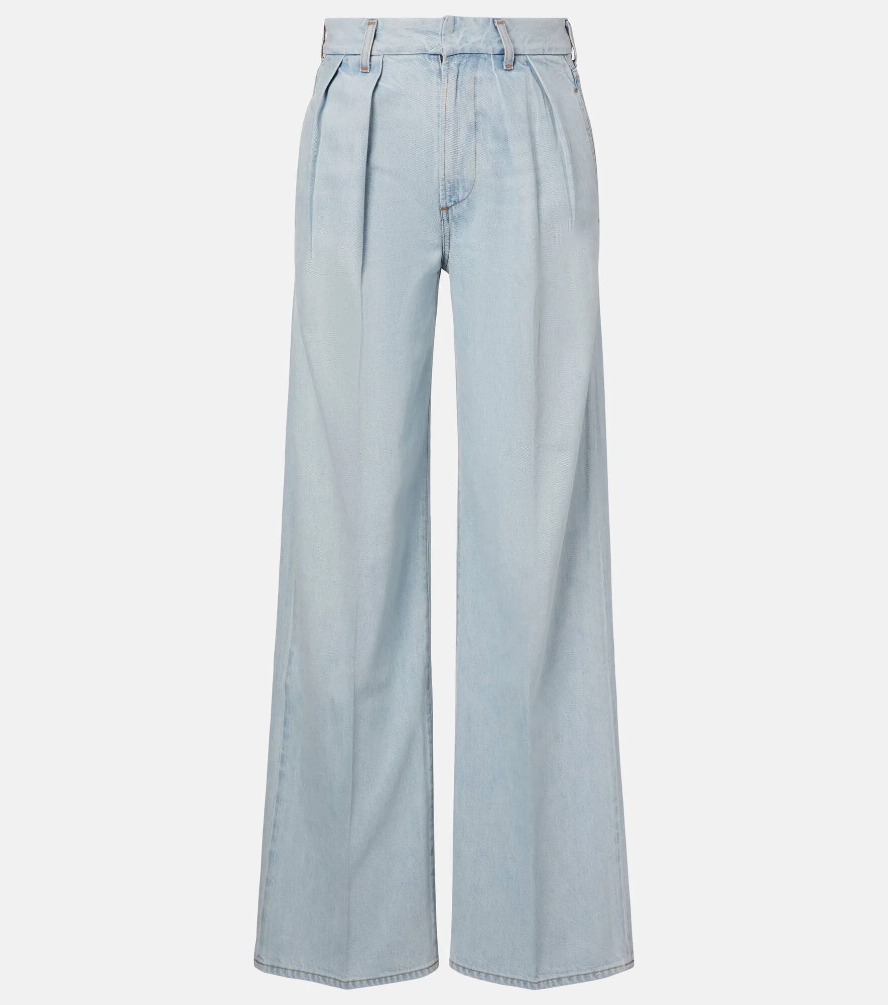 Petra high-rise wide-leg jeans - 1