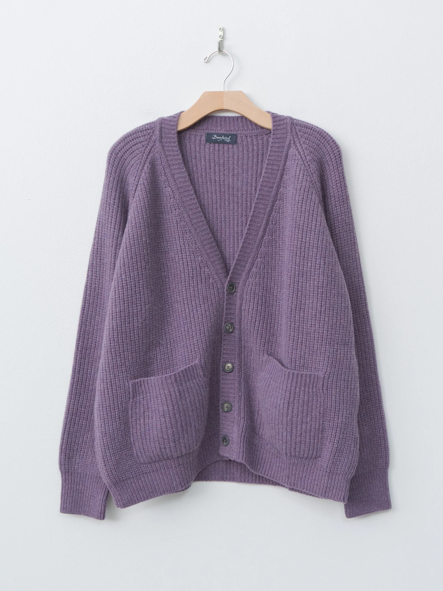 Cashmere Cardigan - Wineberry - 1