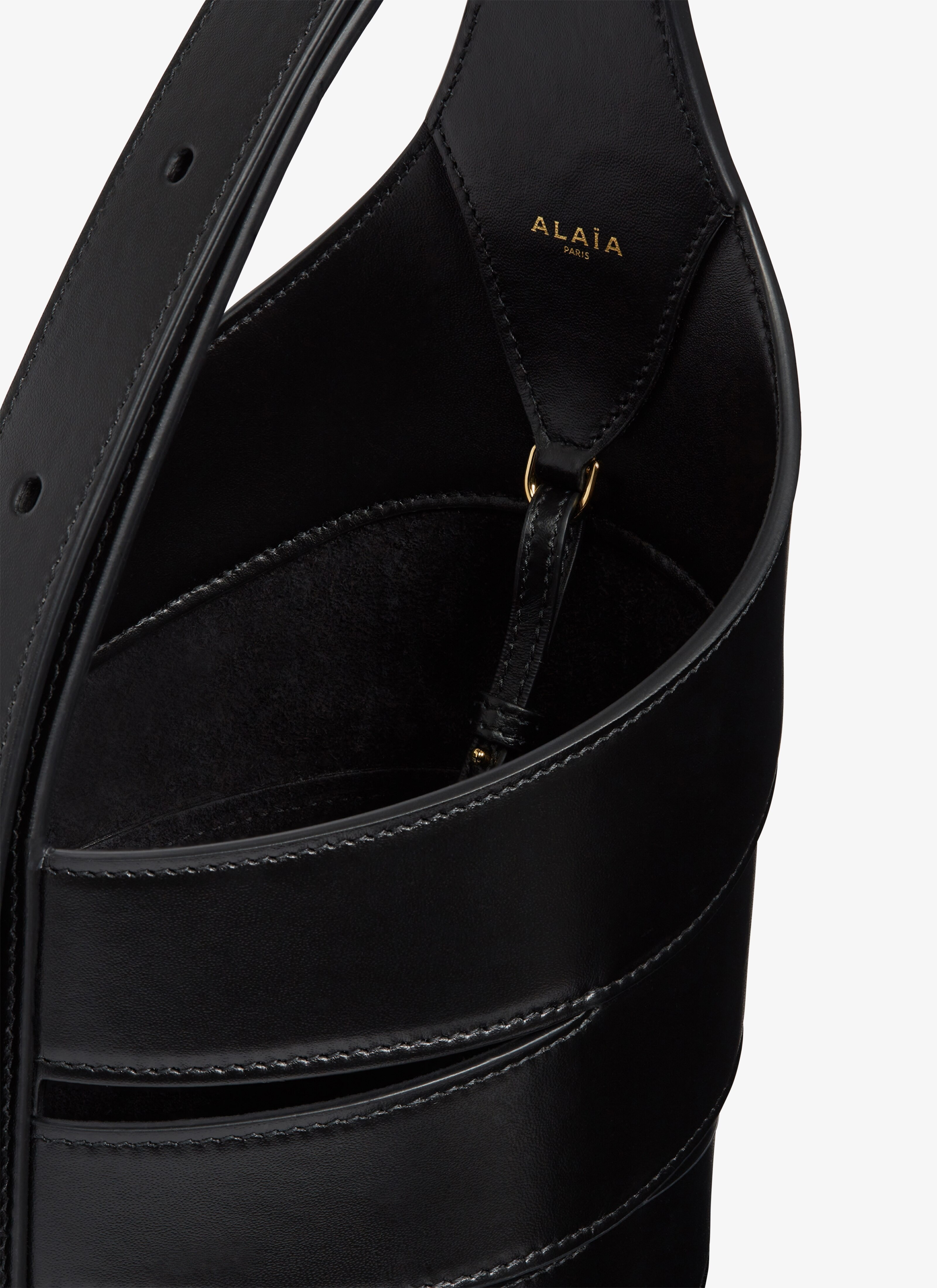 BABEL SMALL BAG IN GLOSSY SMOOTH CALFSKIN - 5