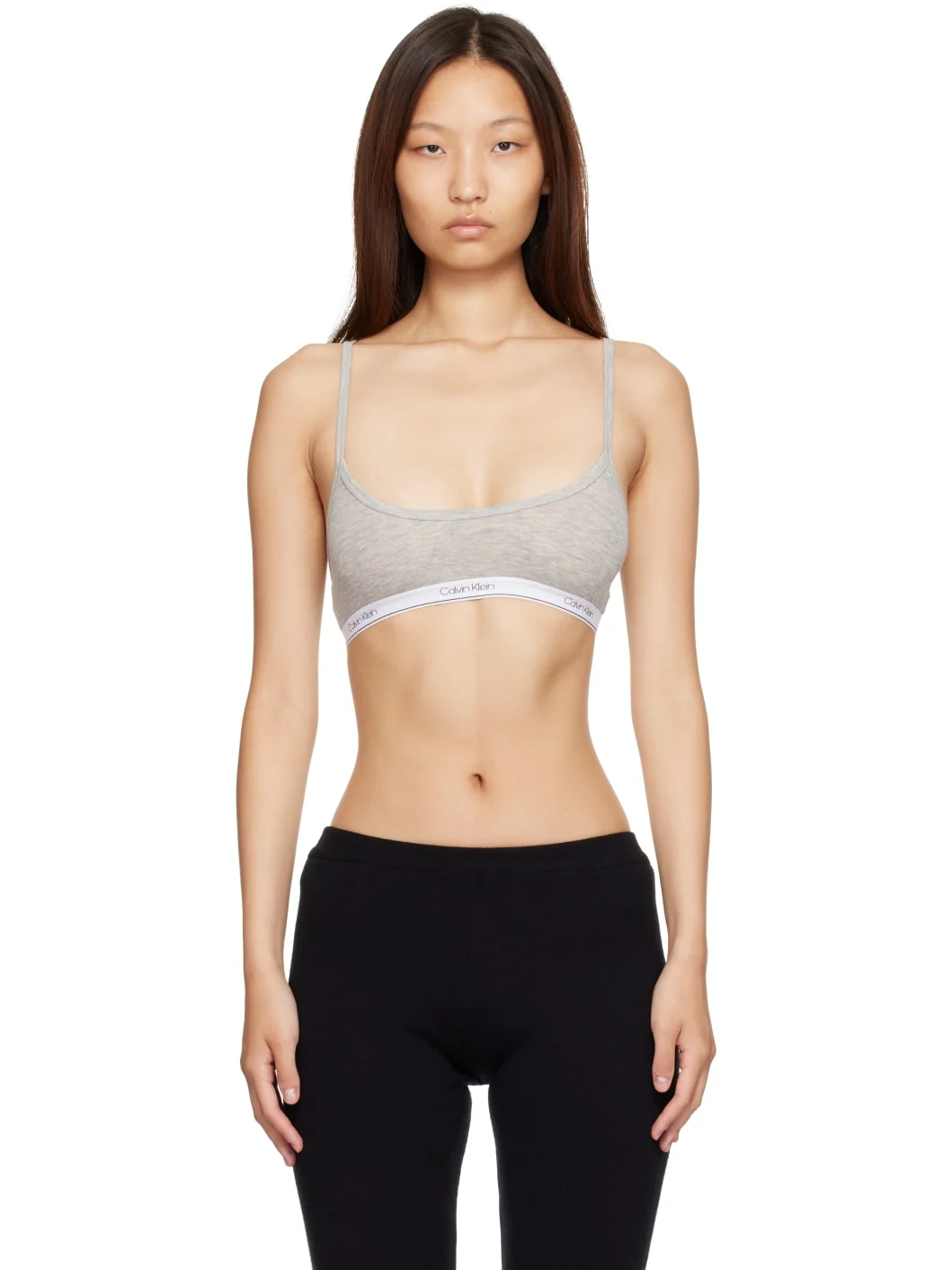 Gray Sienna Deconstruced Bra - 1