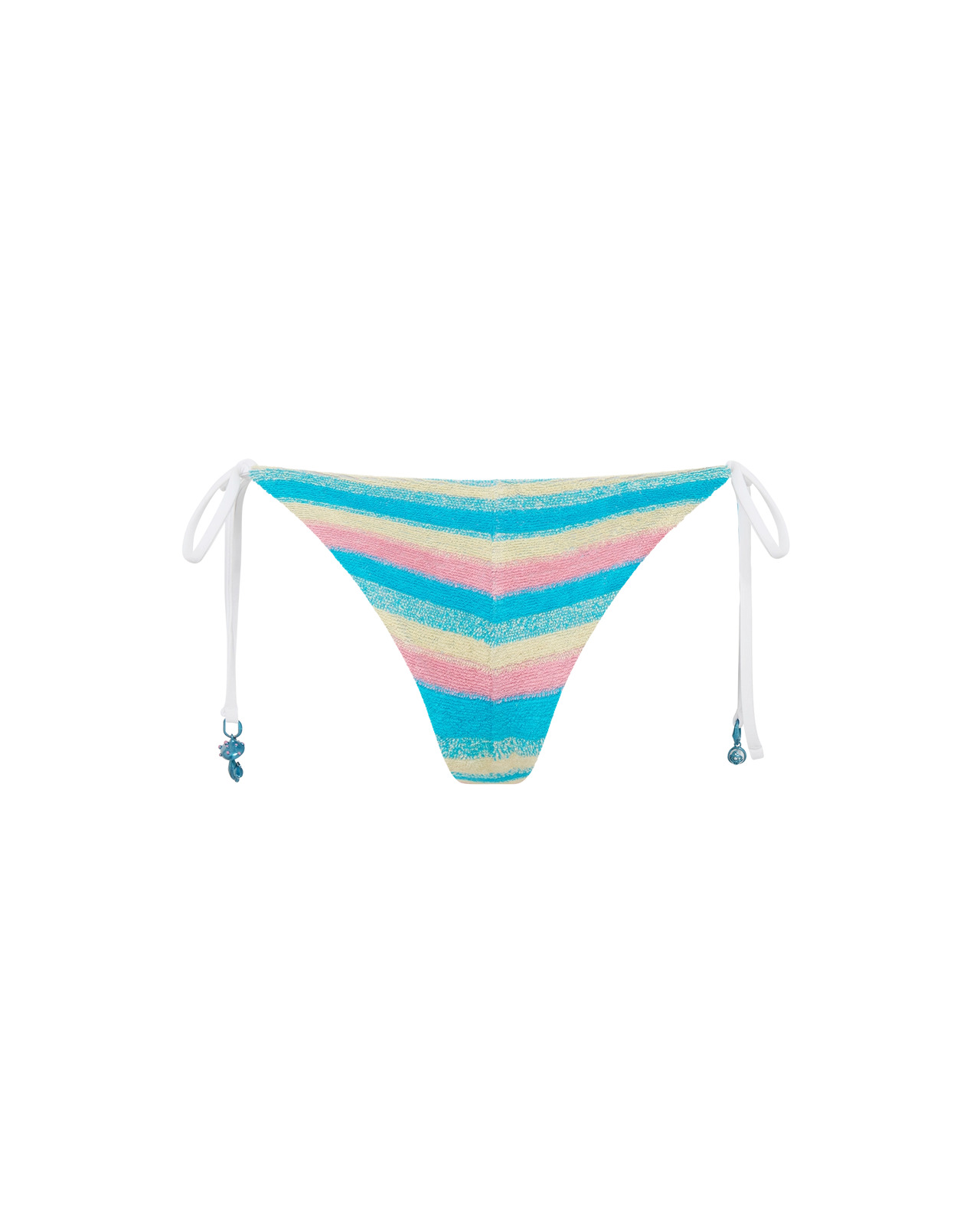 Stripe Towelling Bikini Bottom | Casablanca Paris - 2