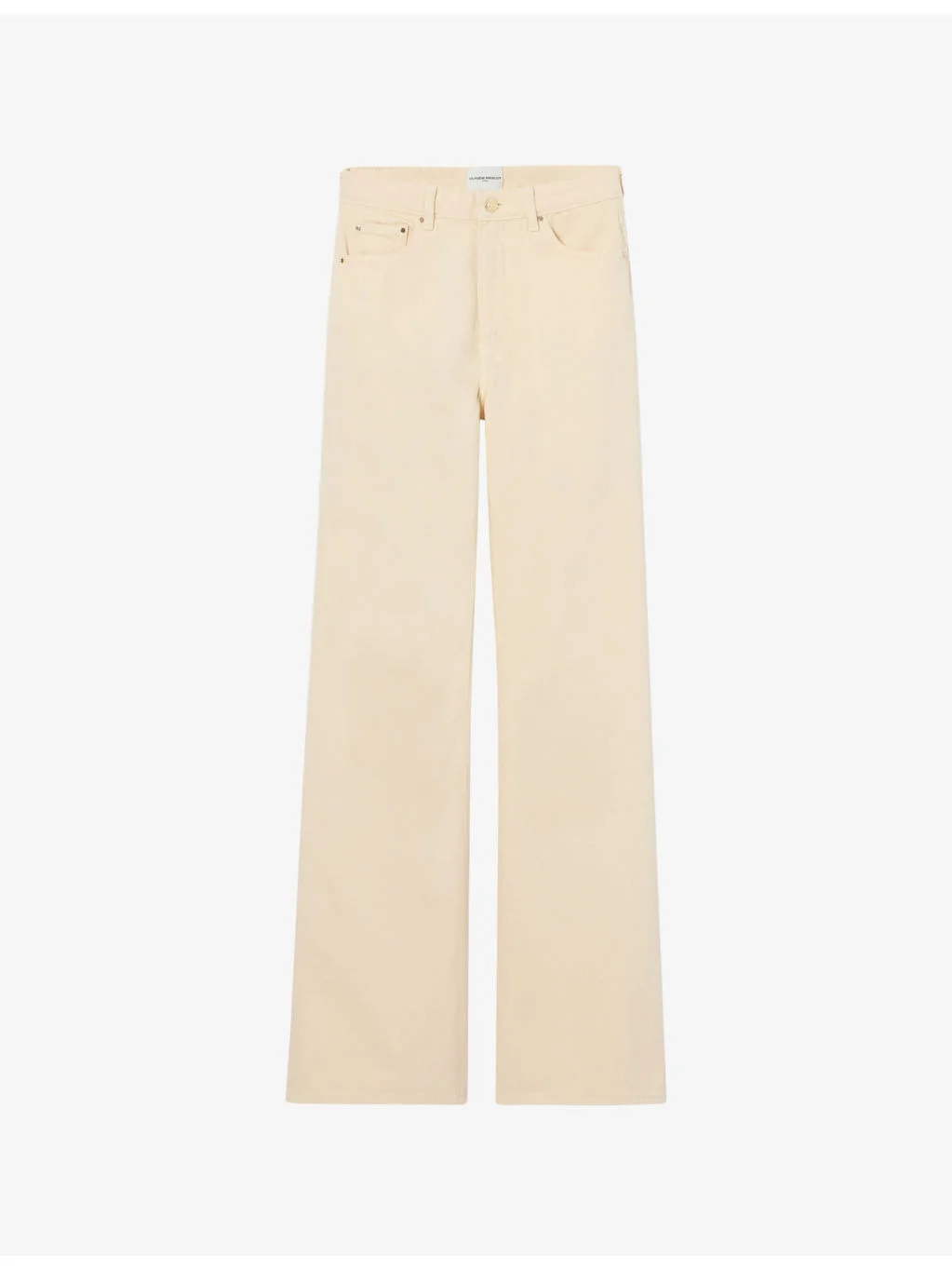 High-Rise Flared-Leg Denim Jeans - 1