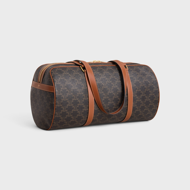 CELINE GYM BAG in TRIOMPHE CANVAS & CALFSKIN outlook