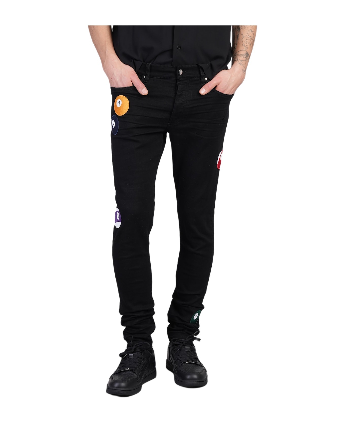 Jeans In Black Denim - 1