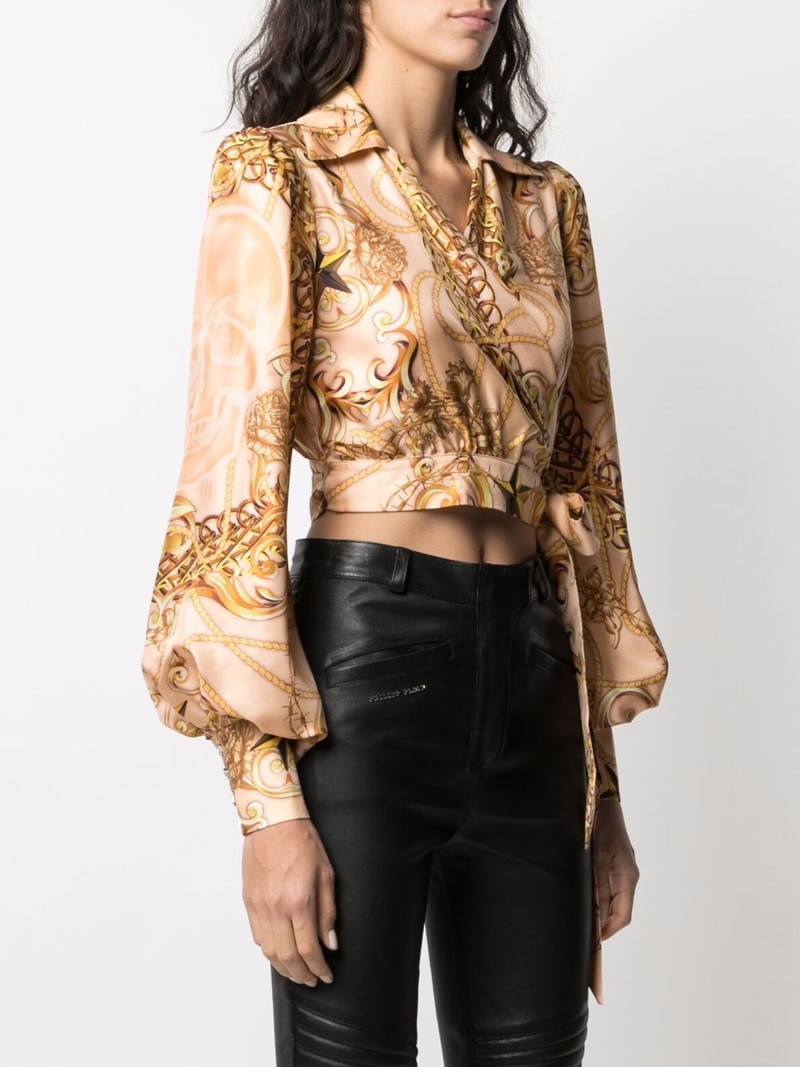 new-baroque wrap silk blouse 3