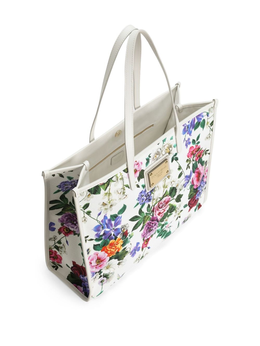 large floral-print shoulder bag - 5