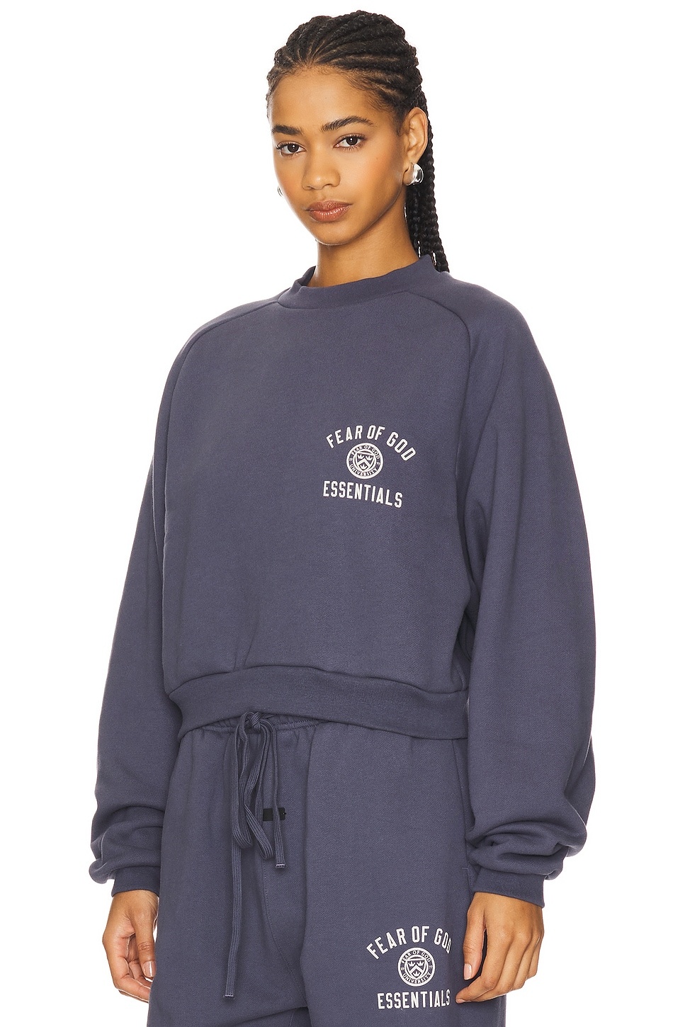 Cropped Crewneck Sweatshirt - 2