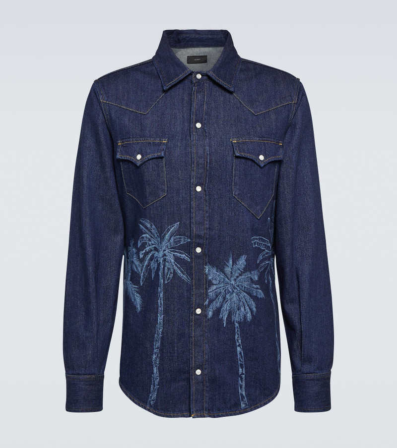 정글 Toile De Jouy Denim 셔츠 - 1