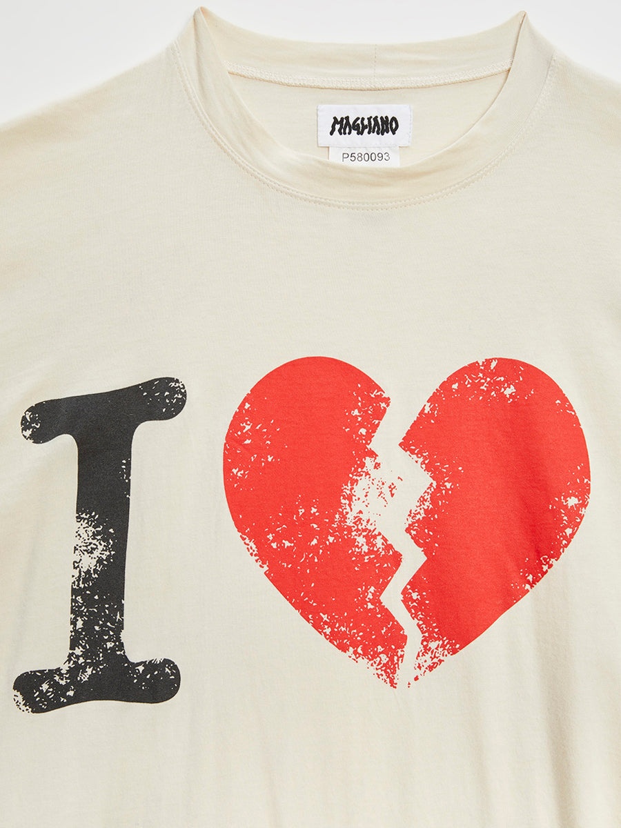 Magliano | I Suffer Twisted Tee Oyster White - 6