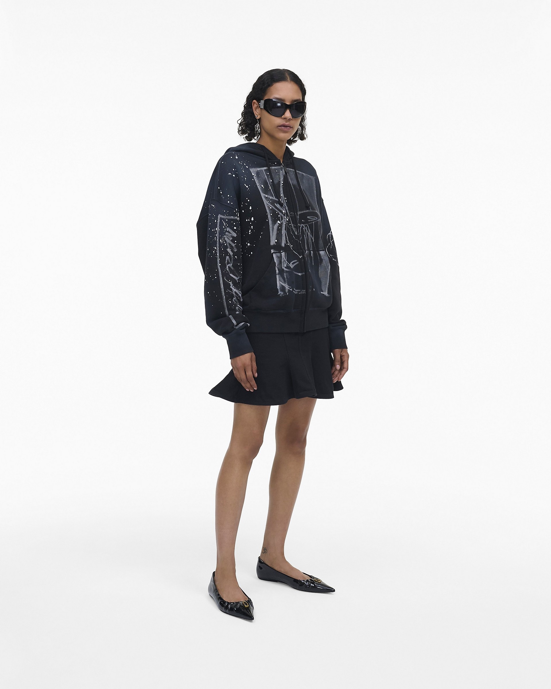FUTURA X MARC JACOBS OVERSIZED ZIP HOODIE - 3