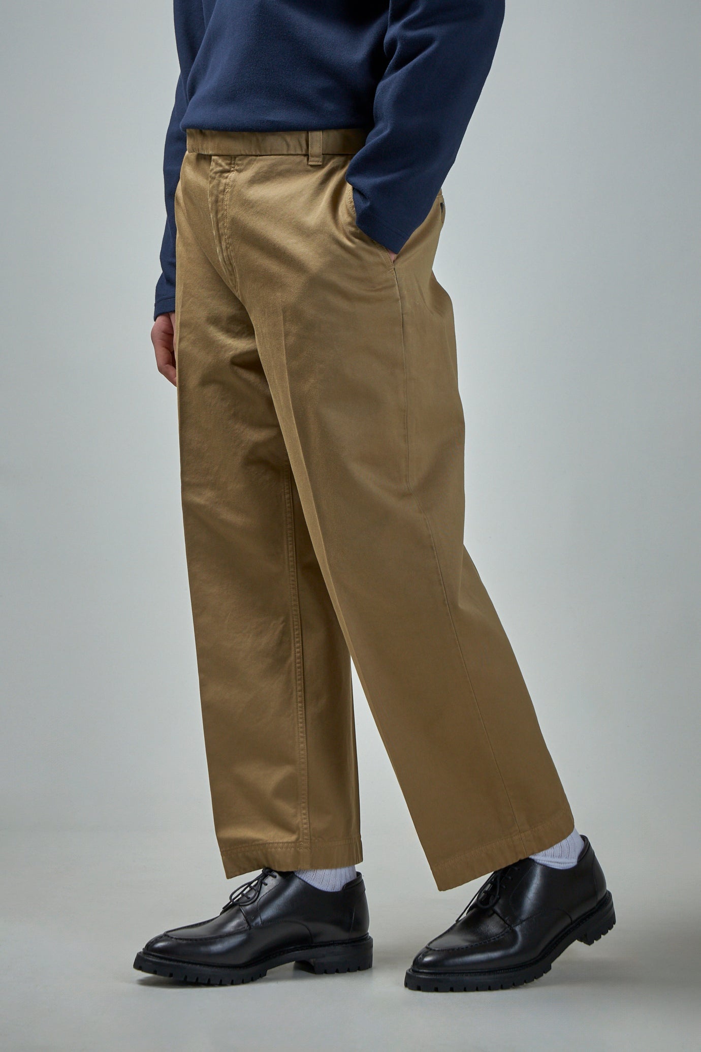 Cotton Twill Chino Trouser - 4
