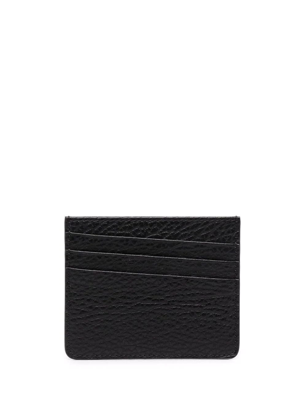 pebbled-effect asymmetric cardholder - 1