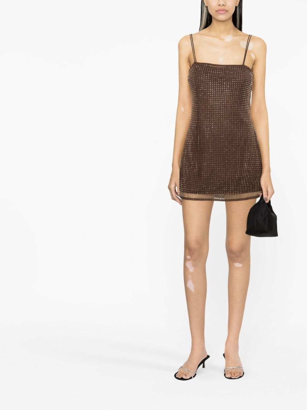 bead-embellished mini dress - 2