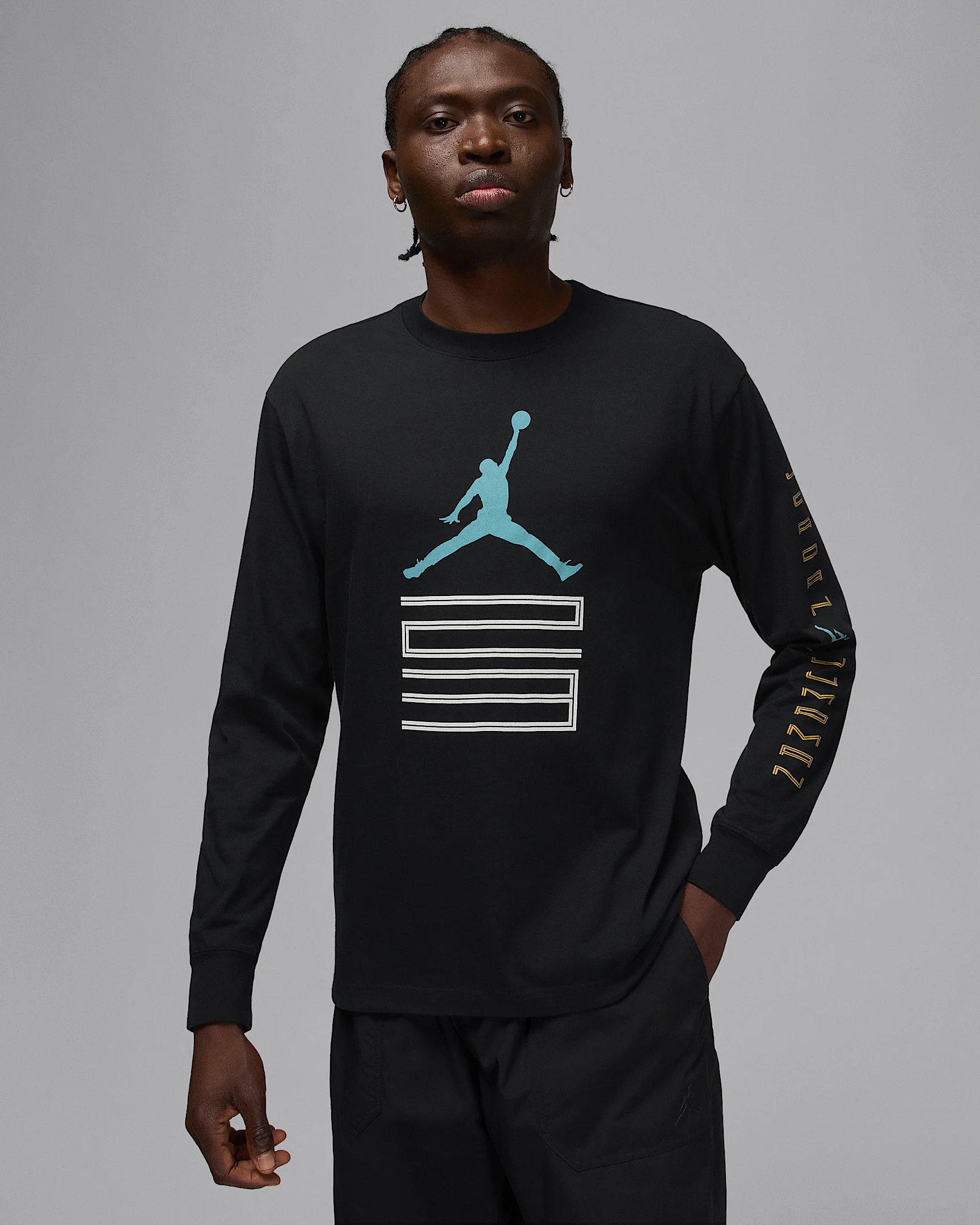 Jordan Brooklyn Men's AJ11 Graphic Long-Sleeve T-Shirt - 1