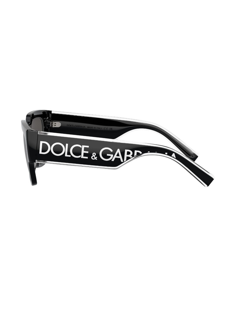 logo-print square-frame sunglasses 3