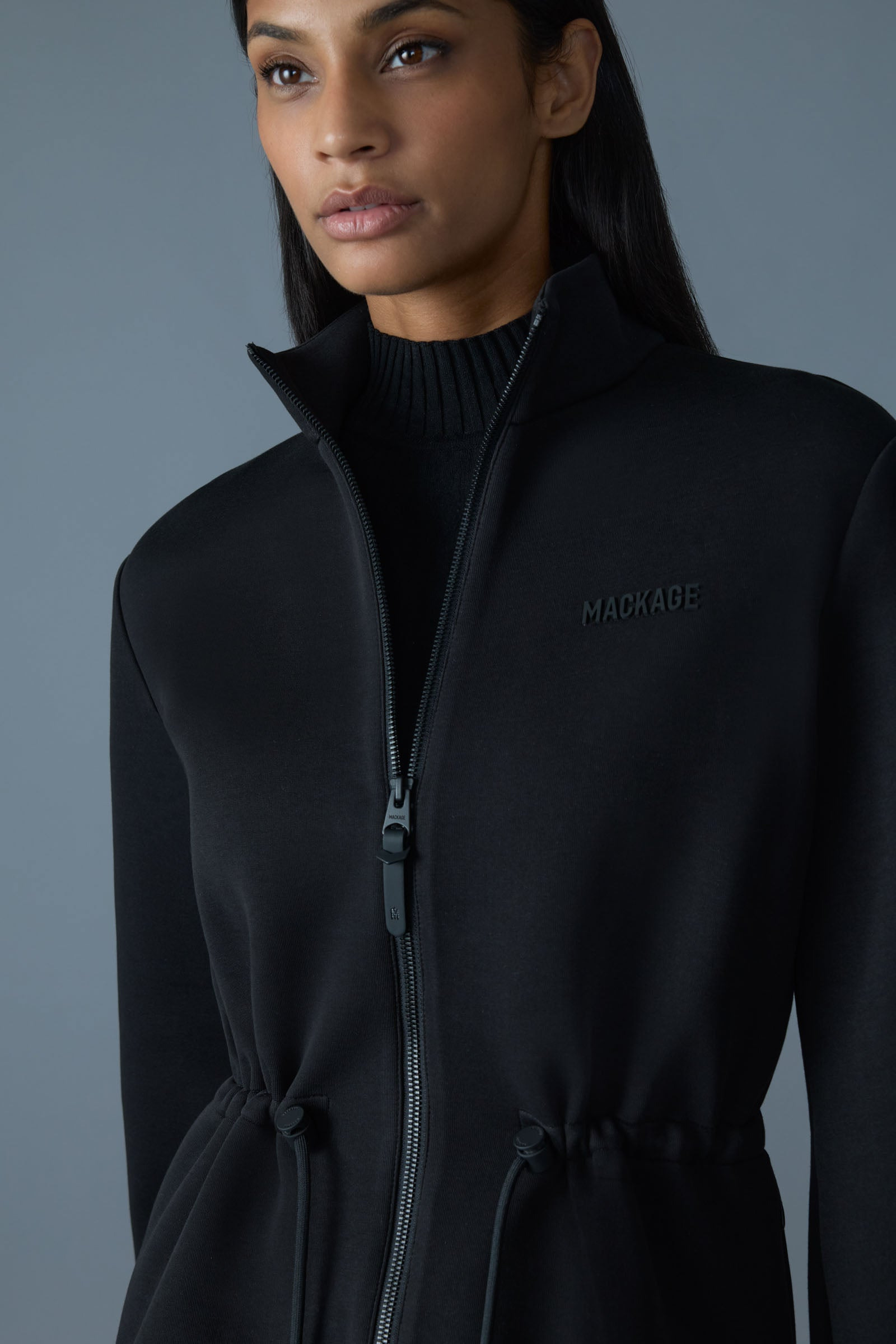 FINOLA Lightweight Jacket with Balloon Sleeves - 5