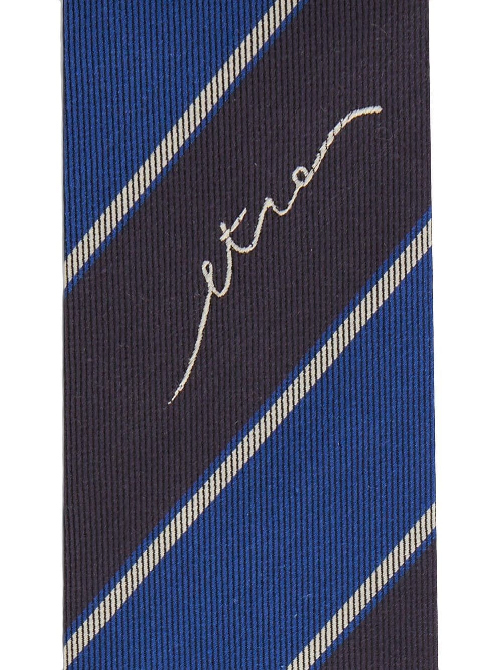 diagonal stripe pattern tie - 2