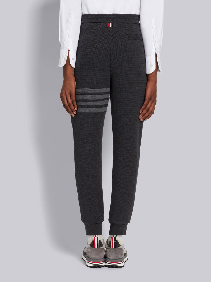 Charcoal Compact Waffle 4-Bar Sweatpants 3