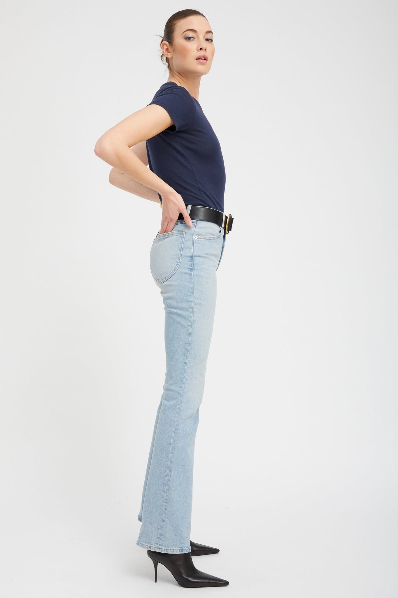 FRANÇOISE MICRO FLARE DENIM - 2