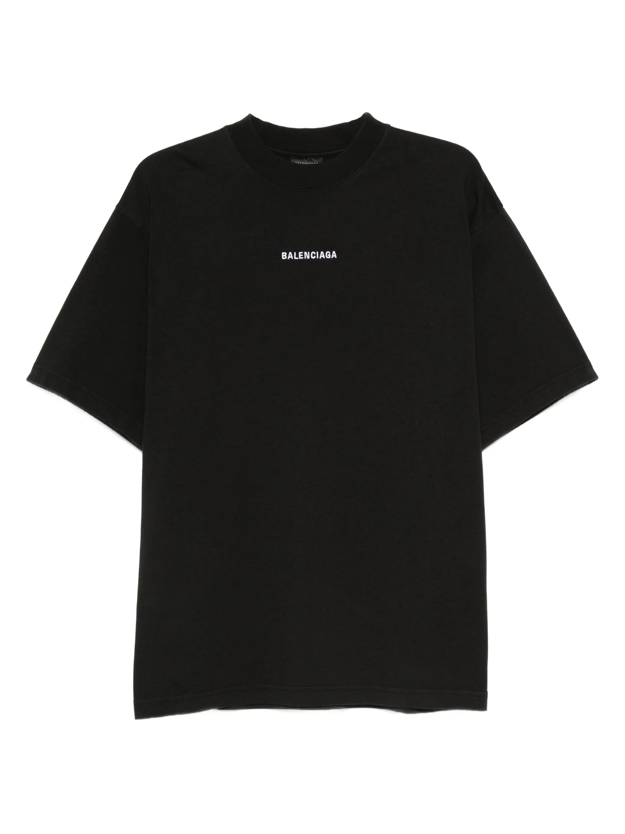 Balenciaga Logo-print Cotton T-shirt - 1
