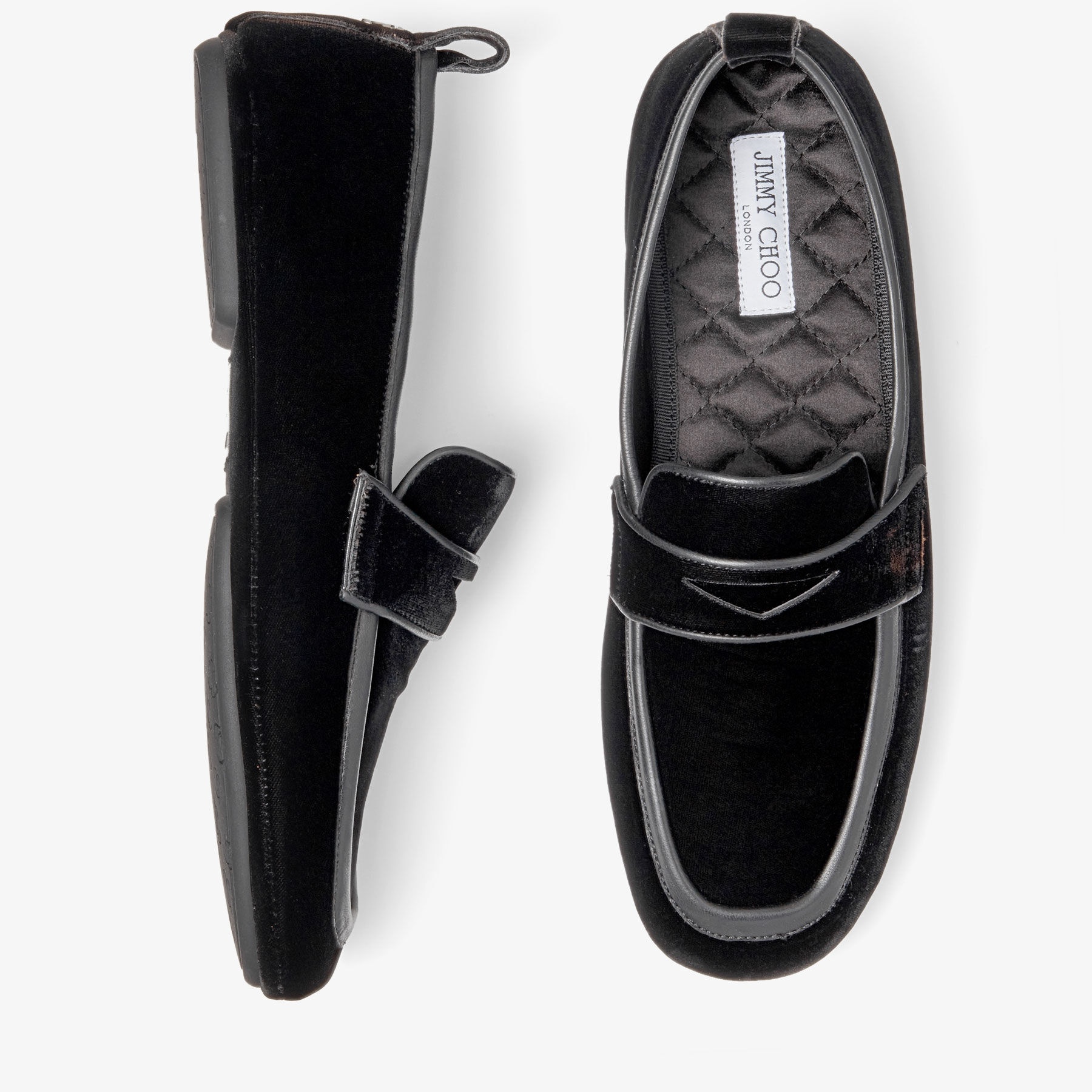 Buxton
Black Velvet Loafers - 5