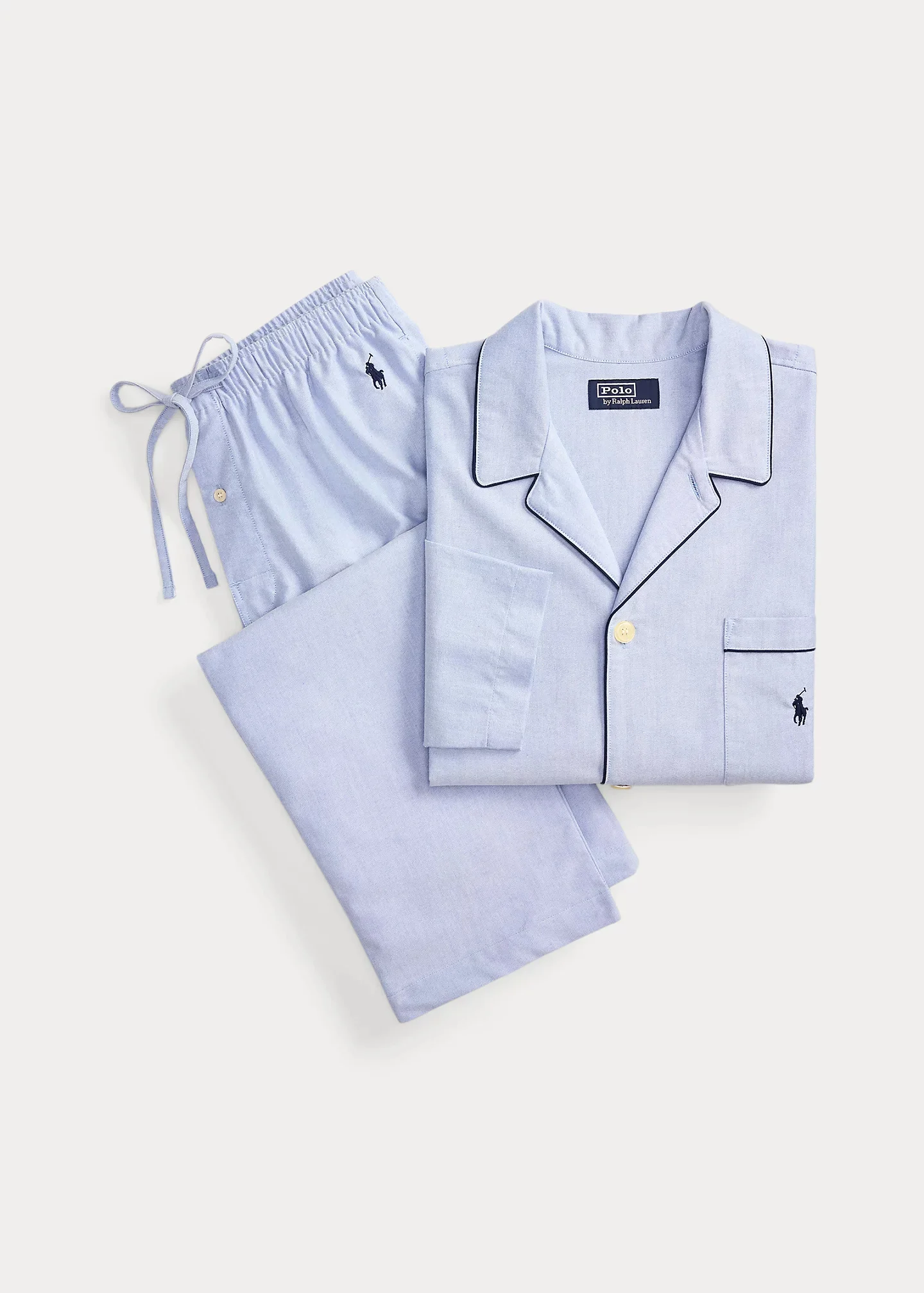 Cotton Oxford Pajama Set - 1