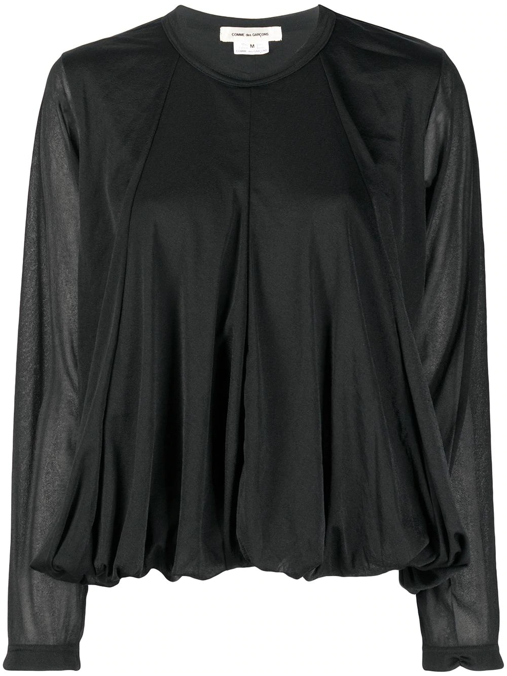 ruffled style longsleeved top - 1