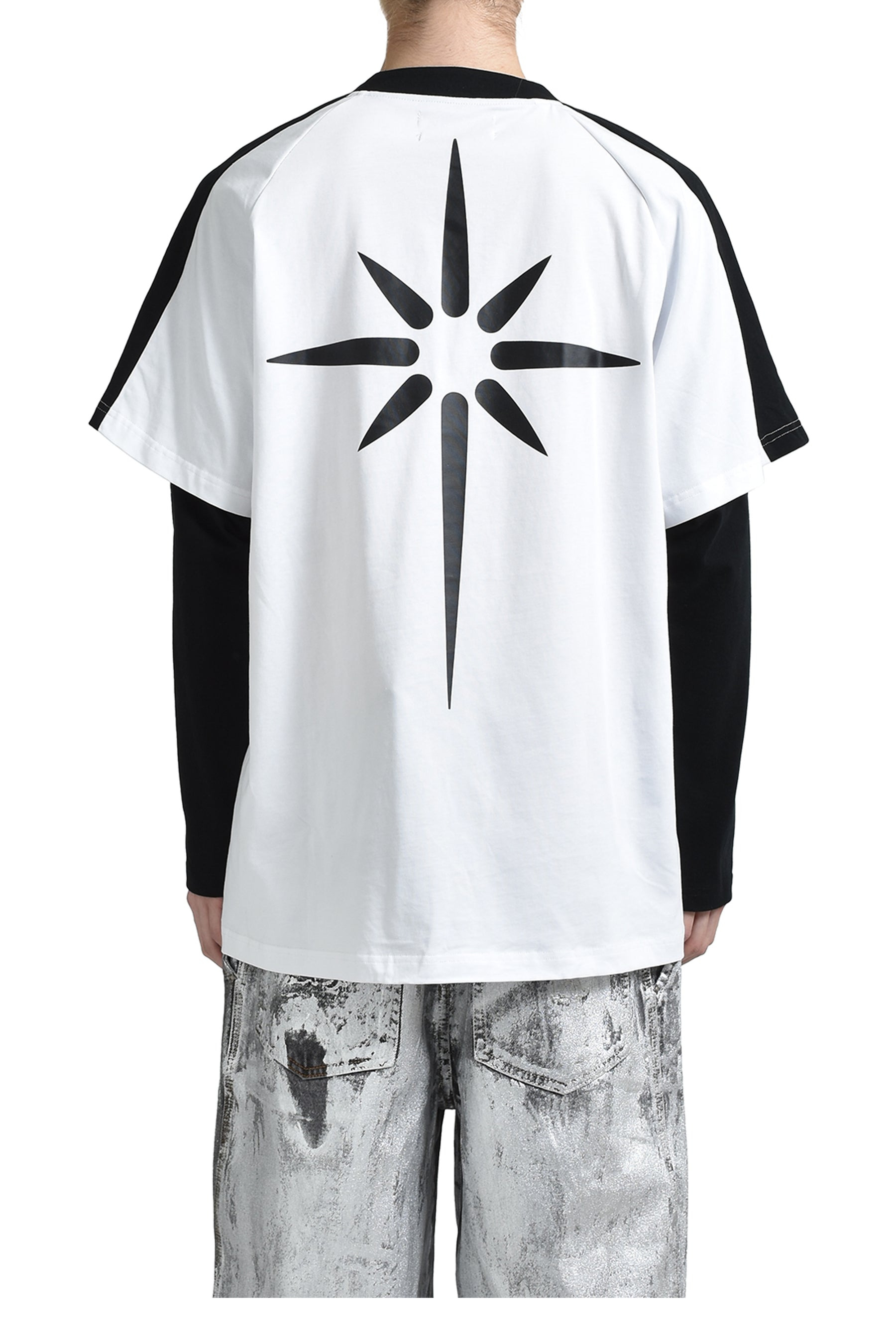 BASEBALL LONGSLEEVE POLO / WHT - 2
