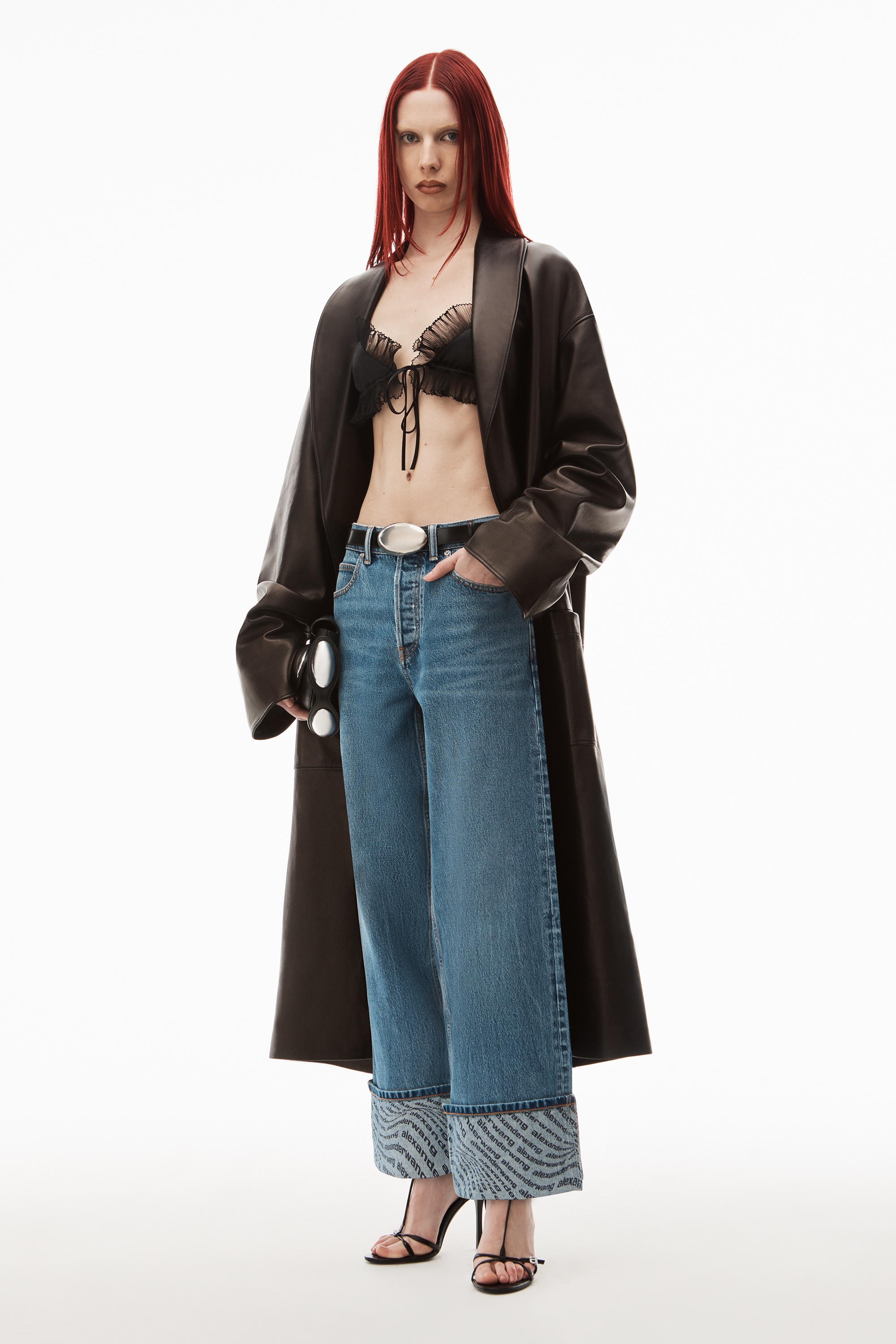 WAVE CUFF WIDE JEAN IN DENIM - 2