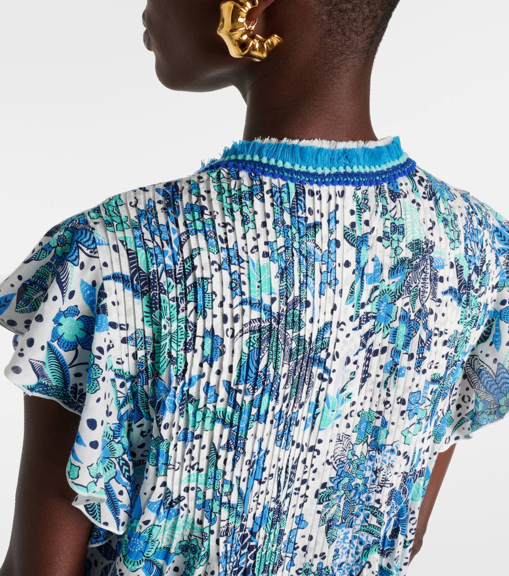 Sasha floral ruffled minidress - 5