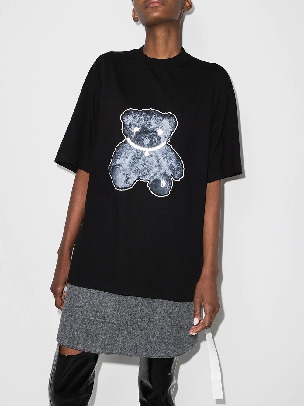 Pearl Necklace Teddy cotton T-shirt - 2