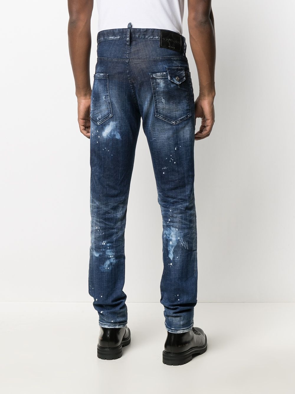 Cool Guy distressed straight-leg jeans - 4