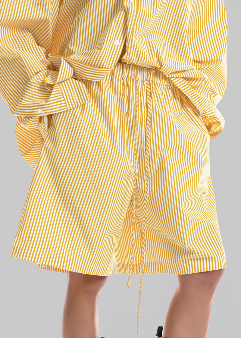 Rimini Bermuda Shorts - Yellow/White Stripe 3