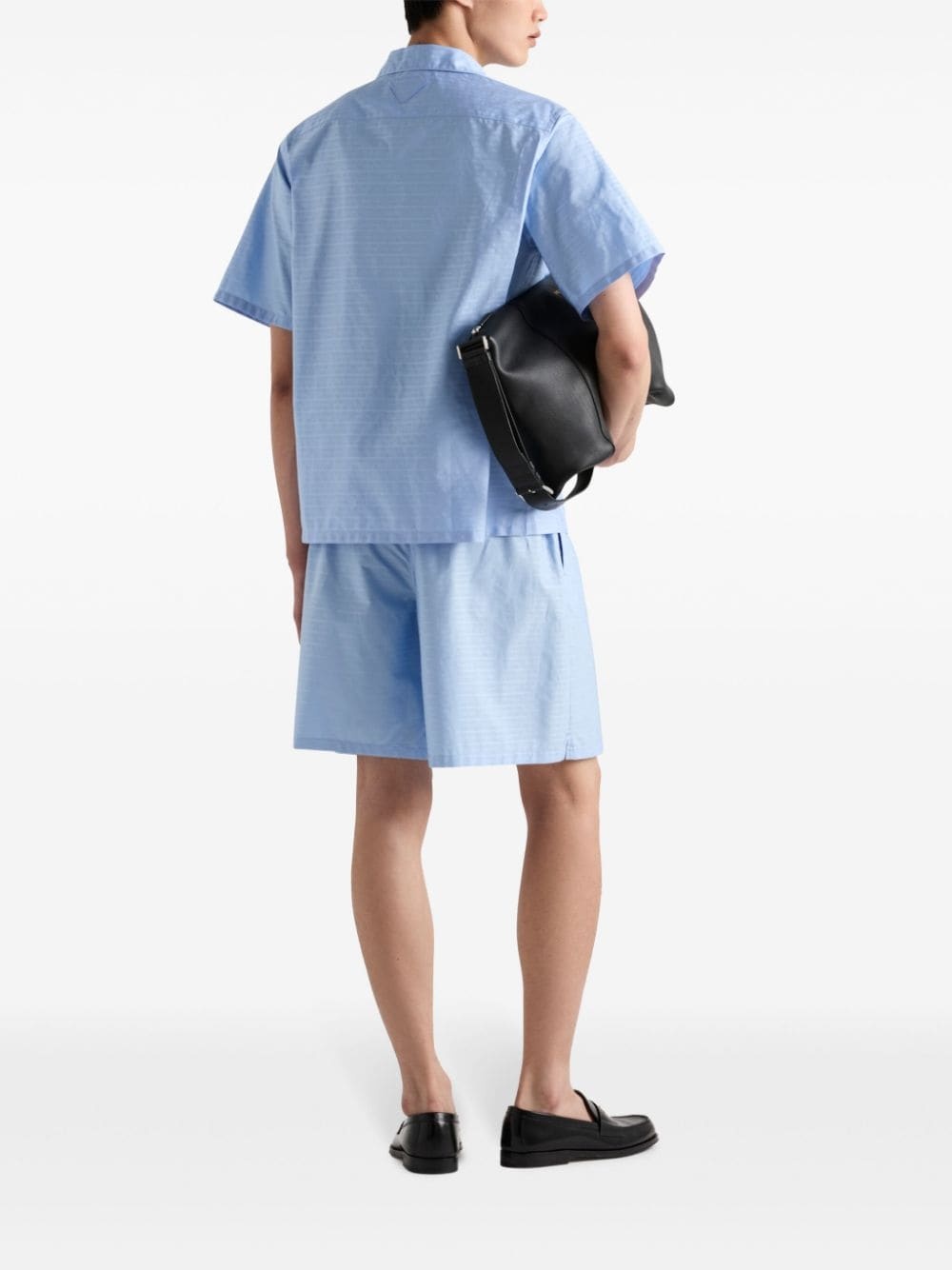 poplin track shorts - 3