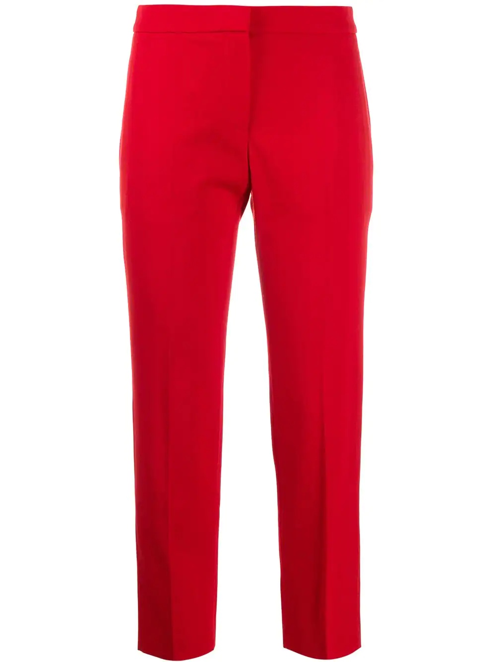 slim-fit cropped trousers - 1