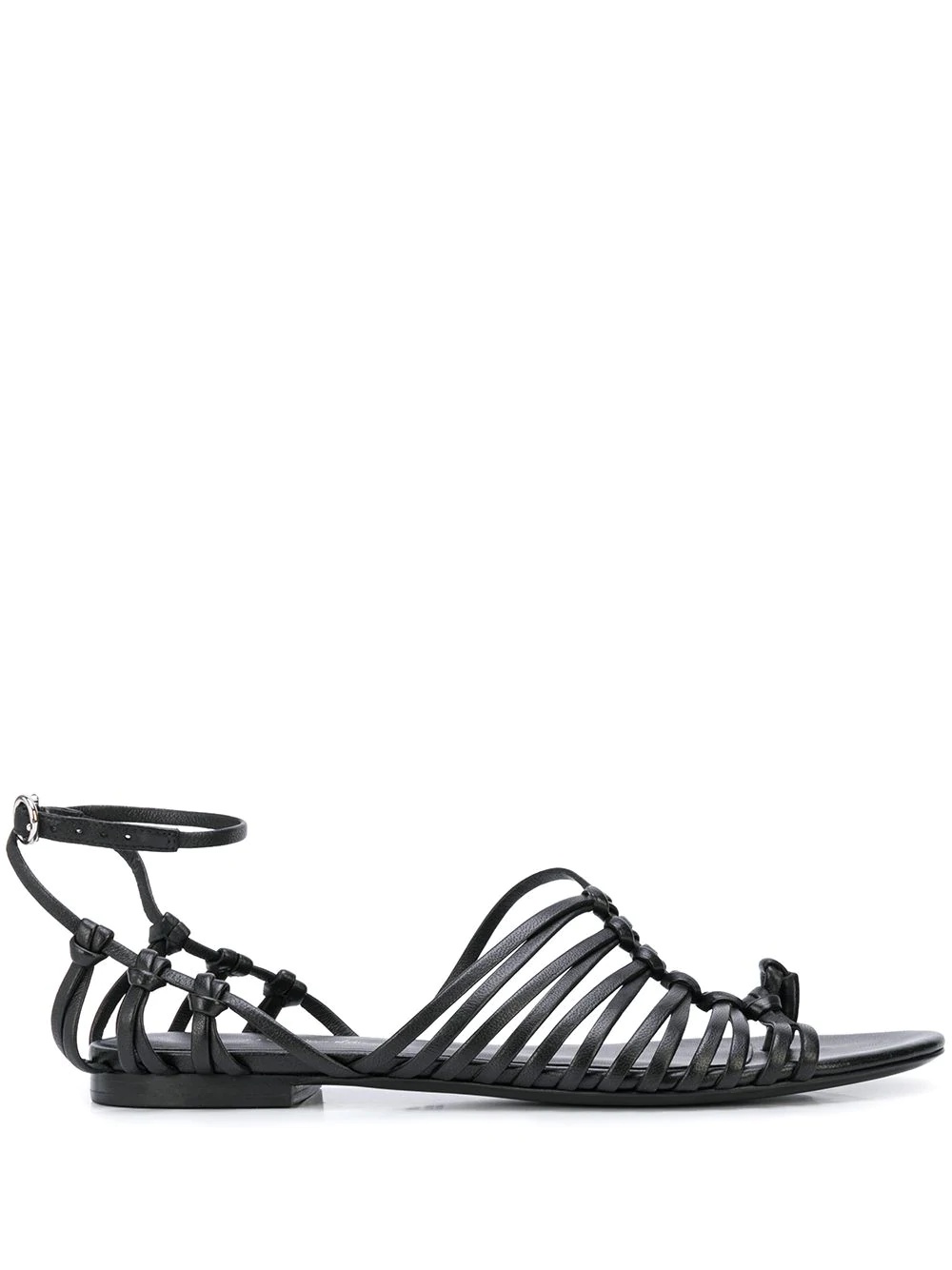 strappy flat sandals - 1