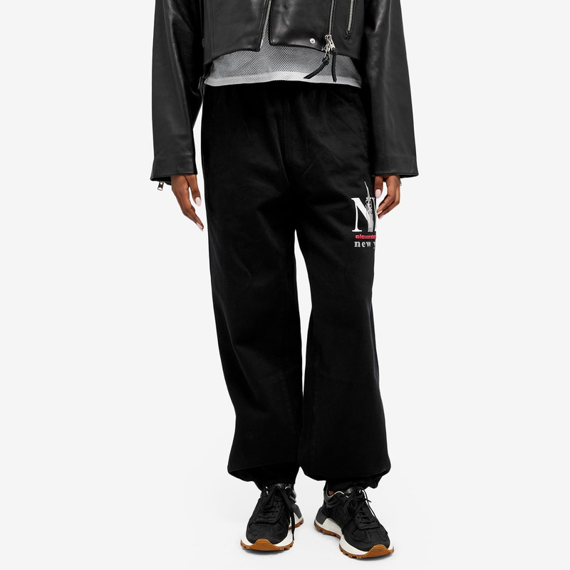 Alexander Wang Alexander Wang Denim Sweatpant With Puff Print outlook