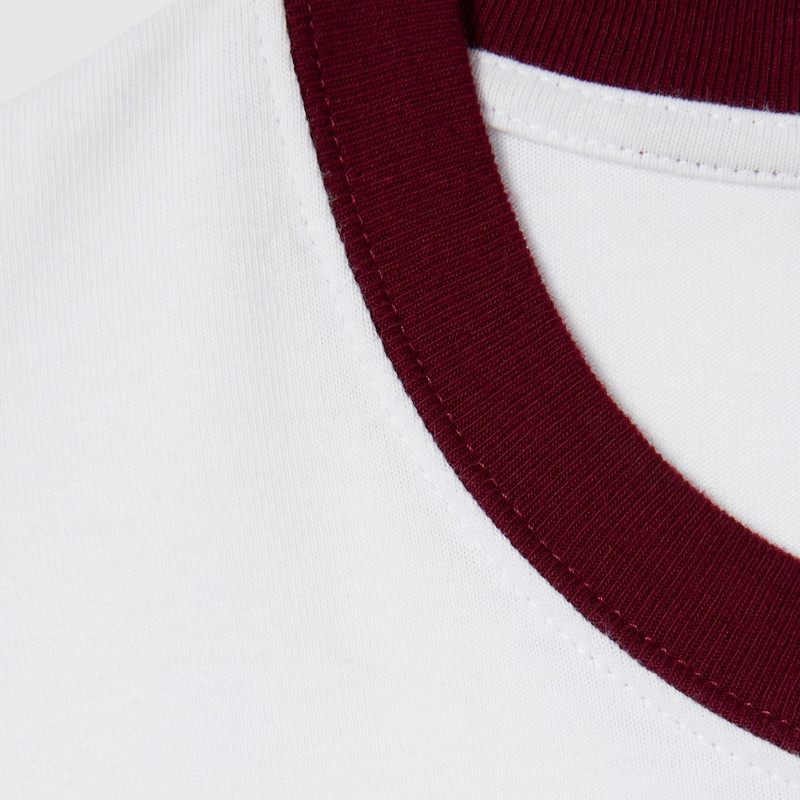 Printed medium cotton jersey T-shirt 8