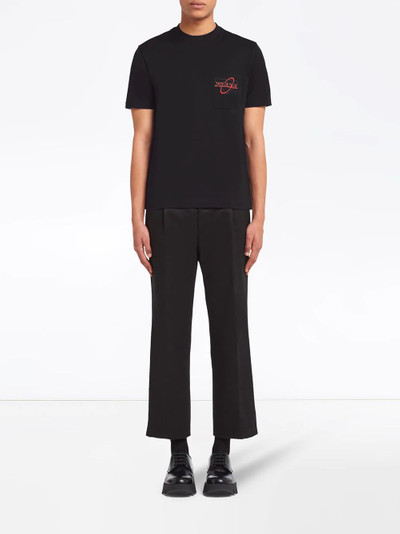 Prada logo print T-shirt outlook