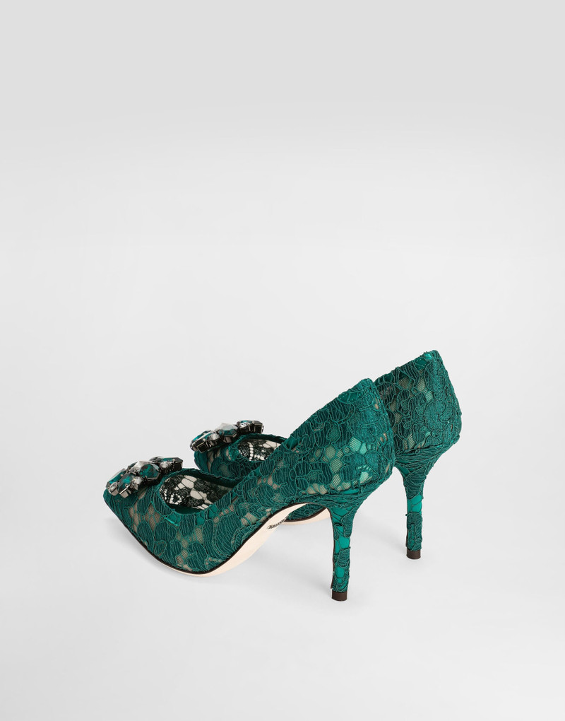 Dolce & Gabbana Pump in Taormina lace with crystals outlook