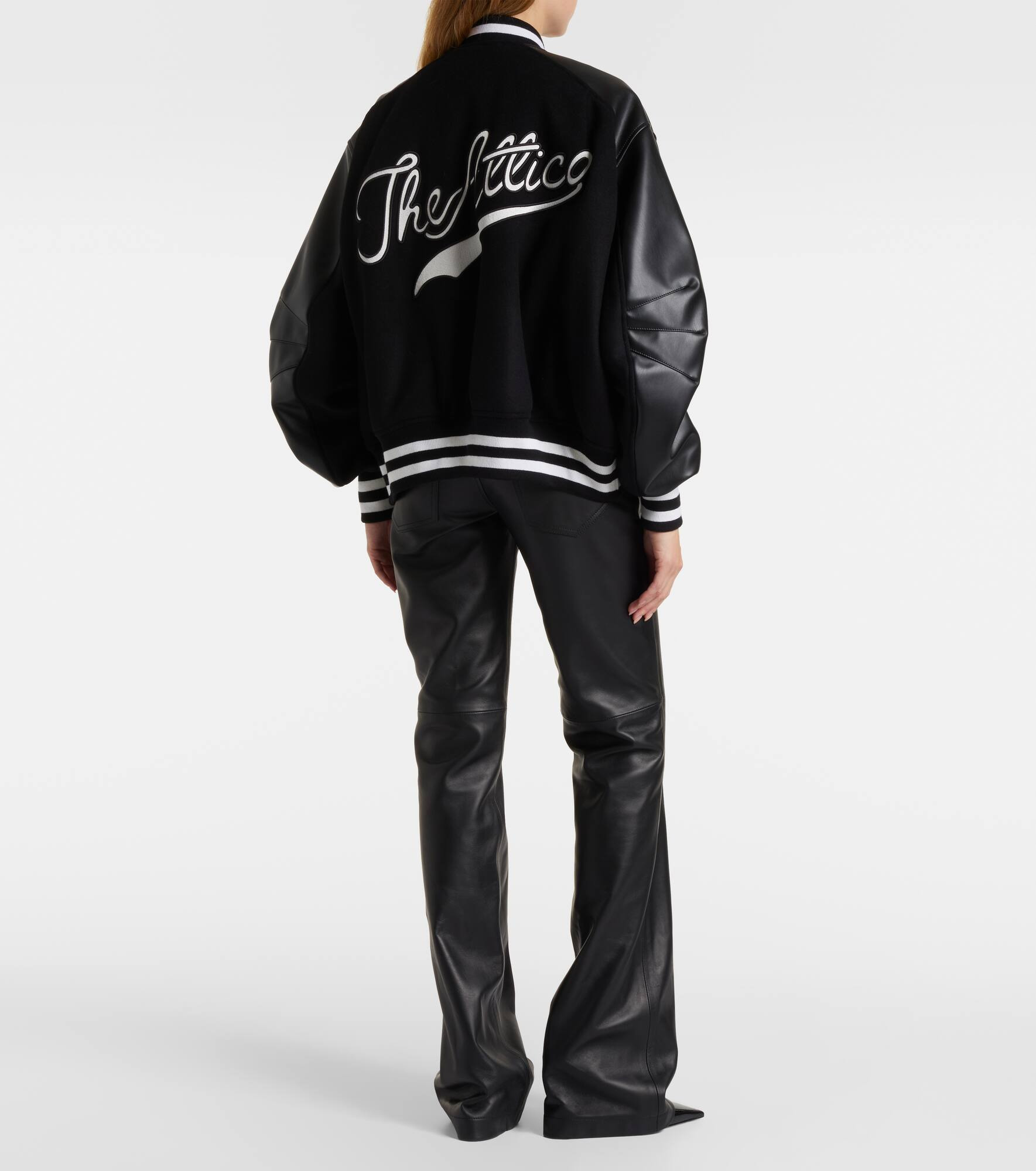 Wool-blend fleece blouson - 3