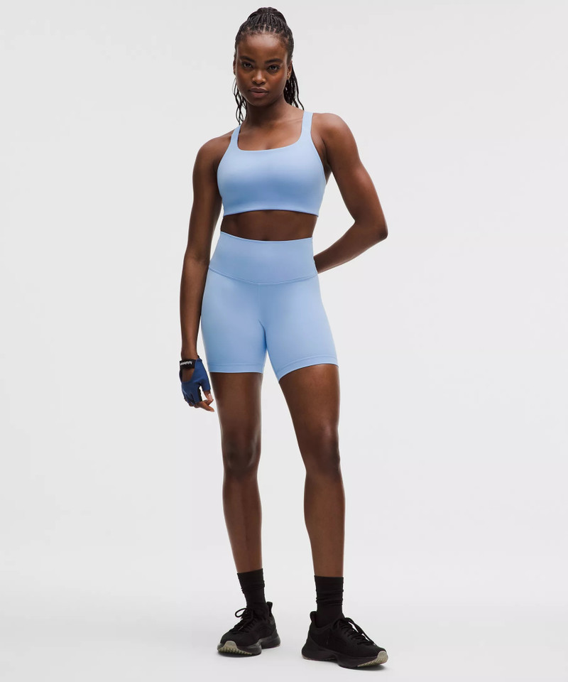 Ultralu Square-Neck Workout Bra *Medium Support, D/DD Cup 3