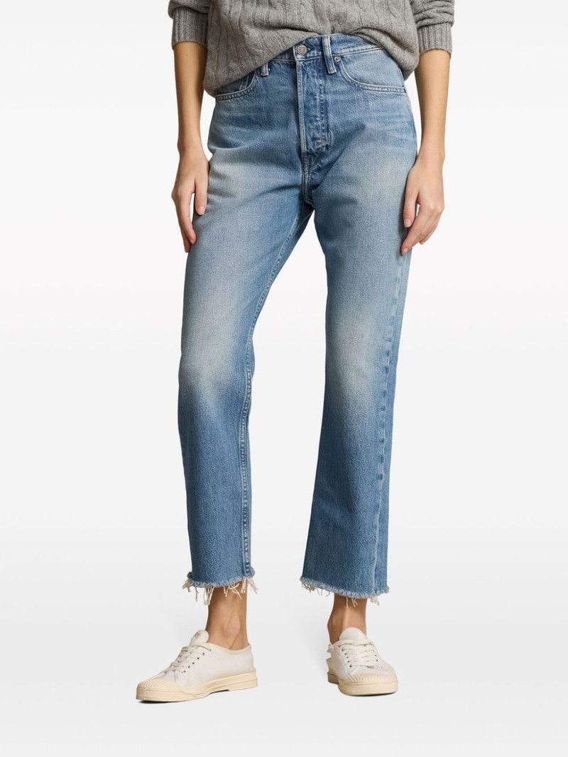 logo-tag high-rise cropped jeans 3