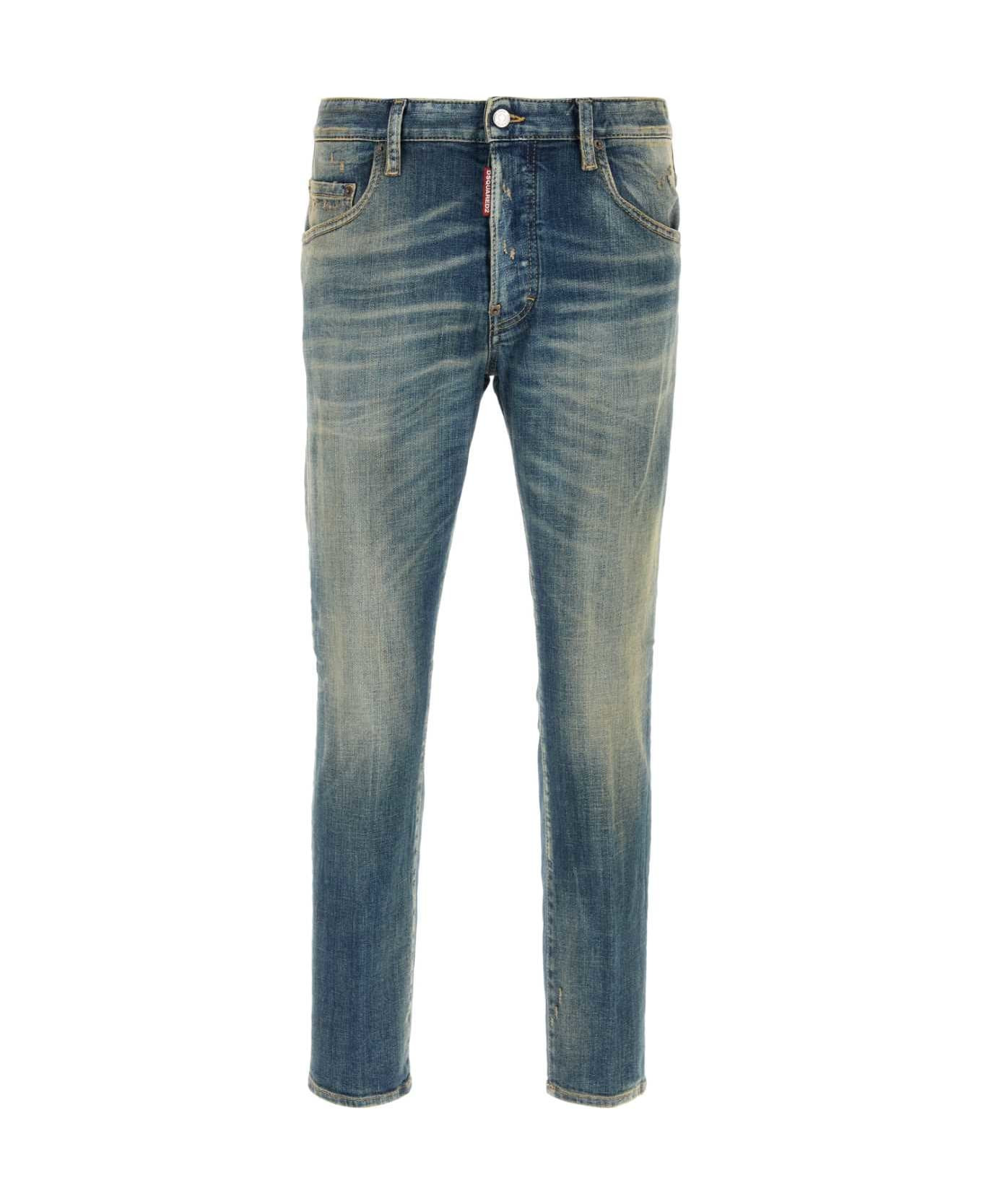 Stretch Denim Skater Jeans - 1