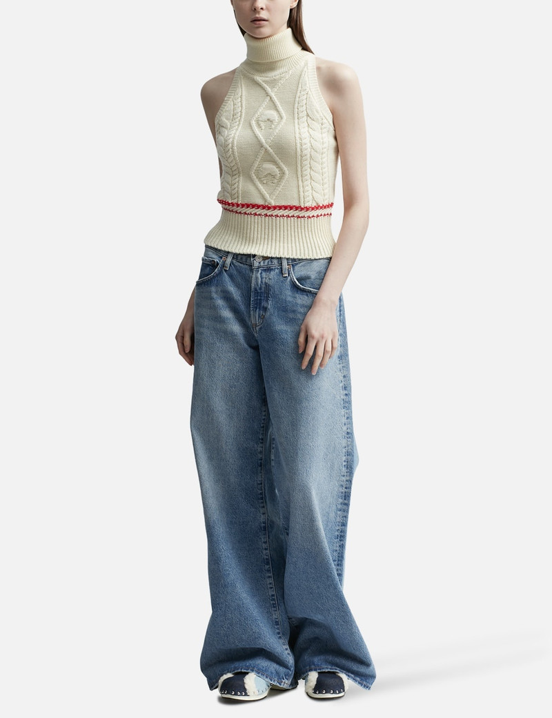 AGOLDE CLARA LOW RISE BAGGY FLARE JEANS outlook