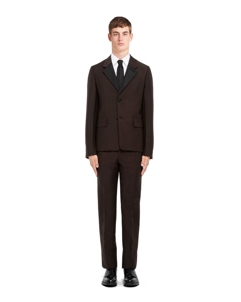 Prada Single-breasted wool and mohair suit outlook