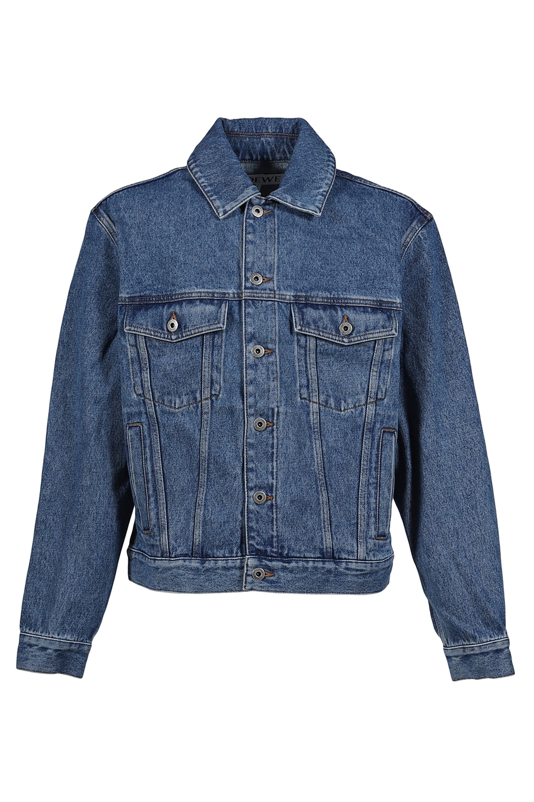 ANAGRAM JACKET / MID BLUE DENIM - 1