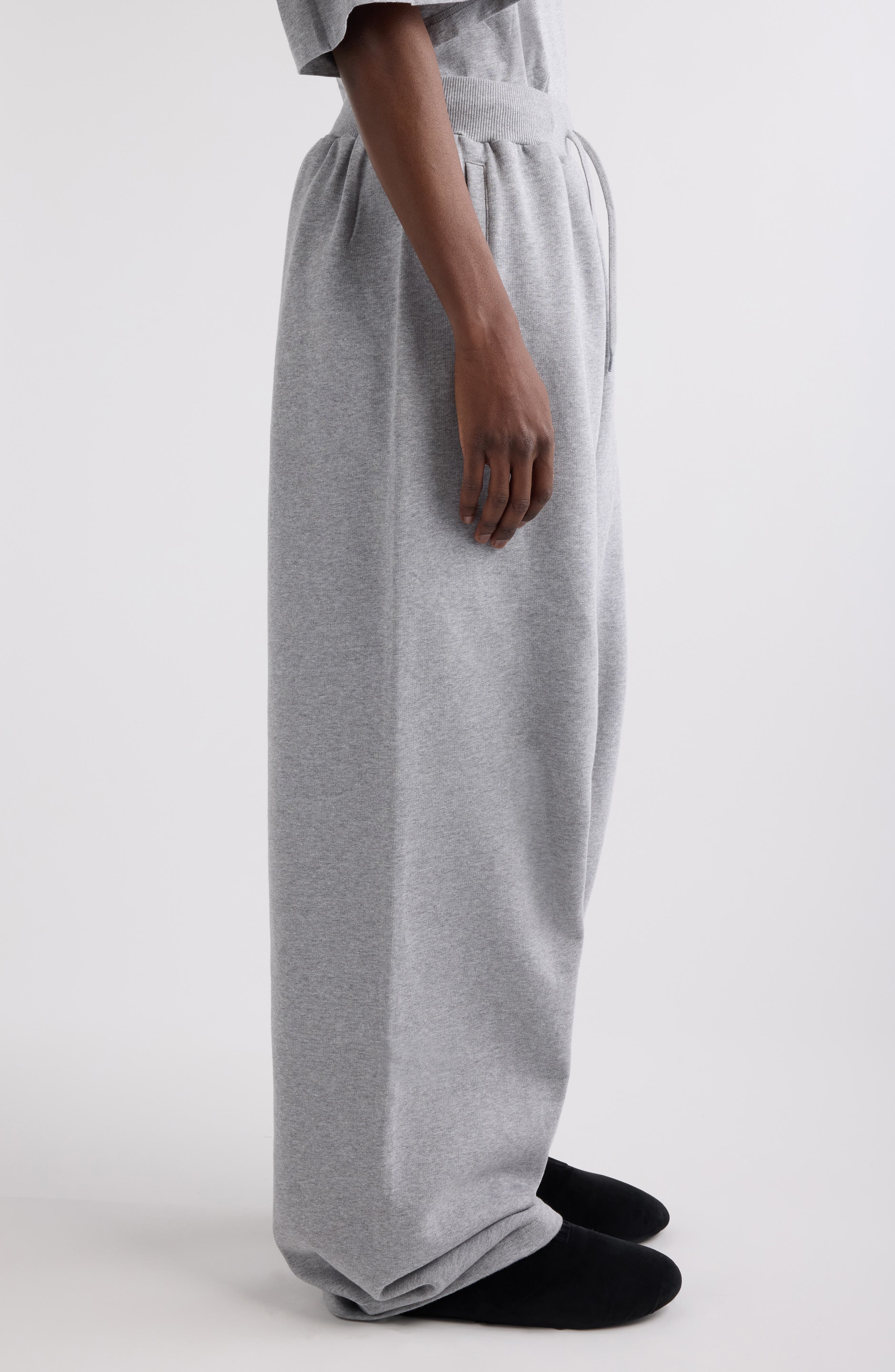 Balenciaga Oversize Sweatpants in 1300 Heather Grey at Nordstrom - 3